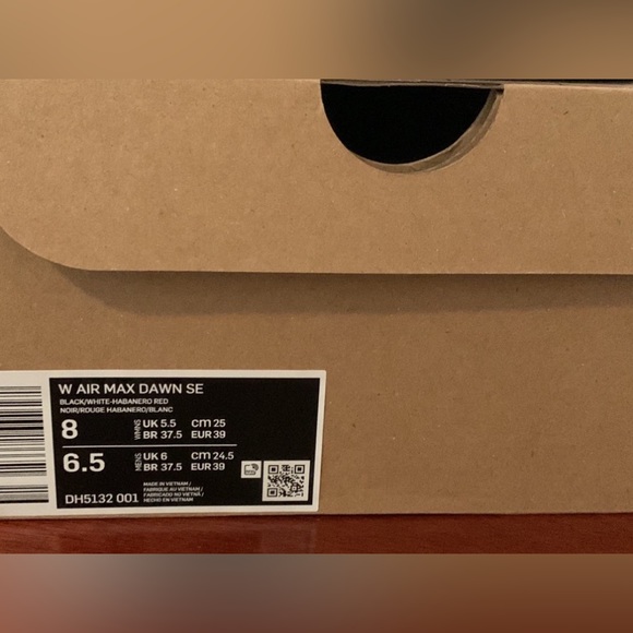 Nike Air Max Dawn SE “Safari” Black/White/Purple/Habanero Red Size 8W Firm price - Picture 3 of 8